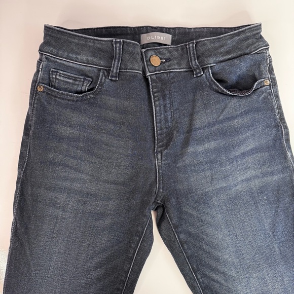 DL1961 Florence Sz 26 Mid Rise Instasculpt Skinny Dark Wash Blue Jeans 26” Waist - Picture 10 of 16
